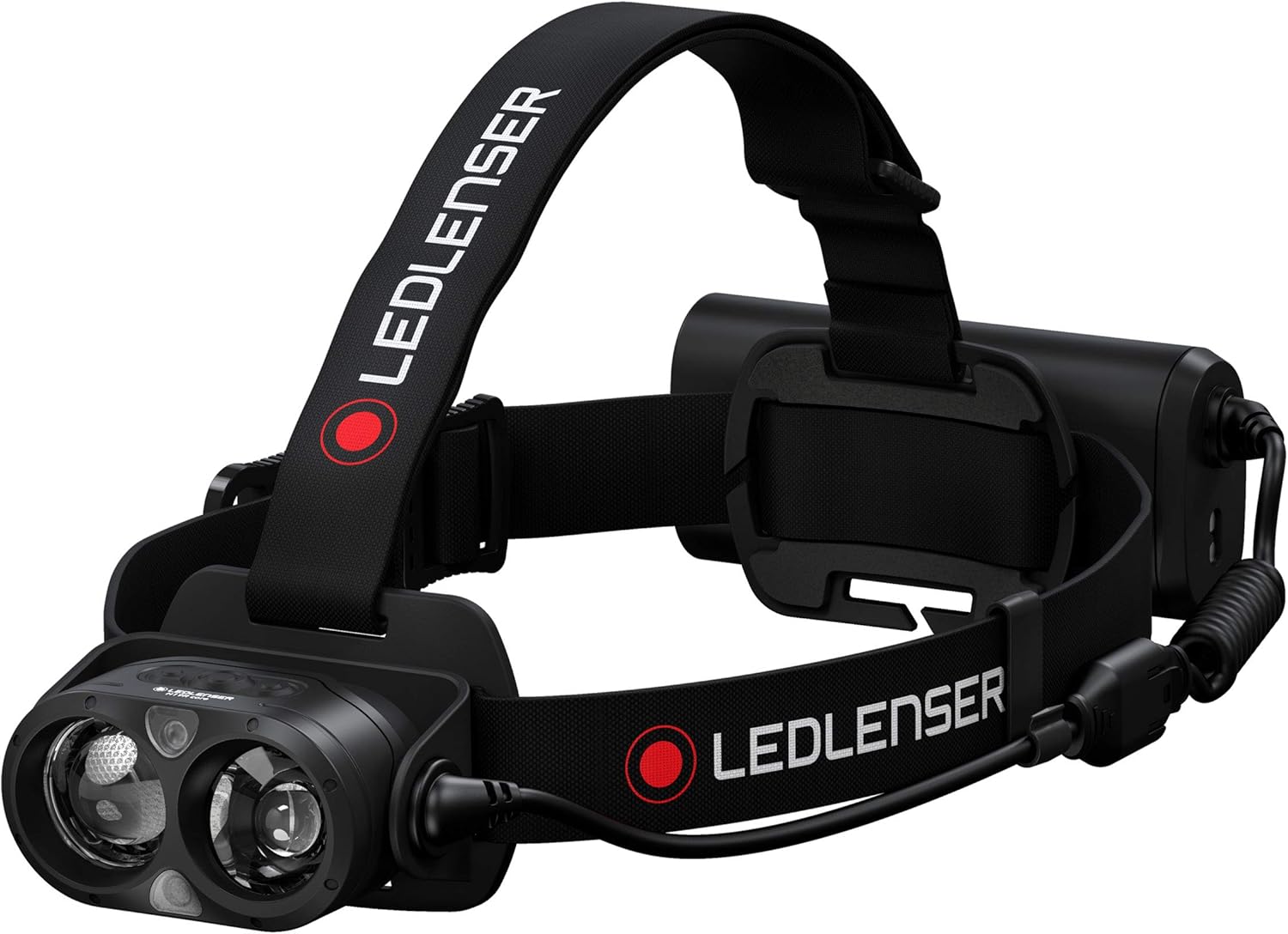 Ledlenser 502124 H19R Core Stirnlampe LED, 3500 Lumen, aufladbarer Lithium Akku, wasserdicht IP67, Constant Light, Fusion Light, USB Magnetladekabel, Headlamp, Kopflampe, Schwarz, Leuchtweite 300 m [Energieklasse A]